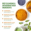 Wild Naturals Turmeric Clay Face Mask for Acne & Dark