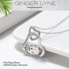 Ginger Lyne Collection Sister Necklace for Women | Heart Elephant