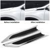 2 pcs Car Side Body Hood Emblem Cover Trim for