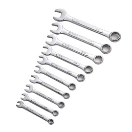 JENLEY Hand Tools Wrenches Standard 12 Point SAE Combination Set 10-Piece