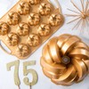Nordic Ware 95377 Bundtlette Pan 75th Anniversary Braided Bundt Bites,