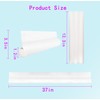 Door Draft Stopper Bottom Seal - 37" White Noise Blocker