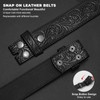 BELTROAD Western Leather Belt Strap for Men Women Cowboy Cowgirl