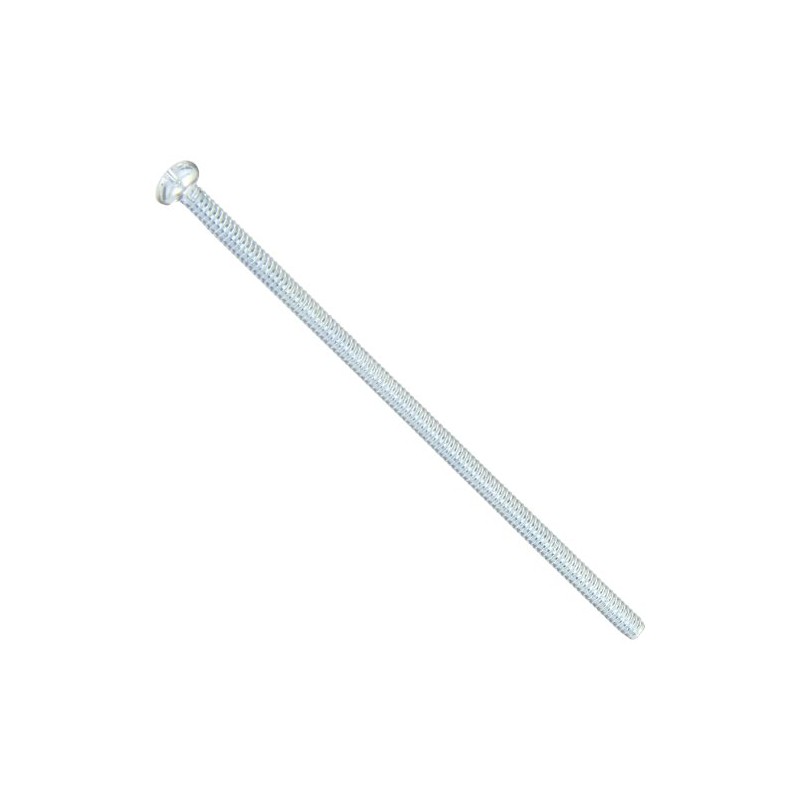 Small Parts Steel Pan Head Machine Screw, Zinc Plated, Meets