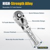 YIYEIE Stubby Flex Head Ratchet Set, 6PCS Stubby Ratchet Set