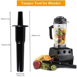 Accessories for Cooking Machines General Mixer Tamper Plastic Muddler for Mixer 24 cm Cooking Machine Stirring Rod Replacement