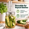 Mason Jar Fermentation Lid with Airlock – Reusable Pickling Accessory