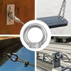 Ring Nuts M8 Made of 304 Stainless Steel, Pack of