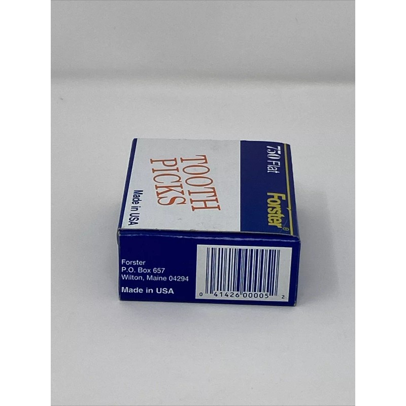 FORSTER Vintage Forster Flat Wooden TOOTHPICKS 750 SEALED