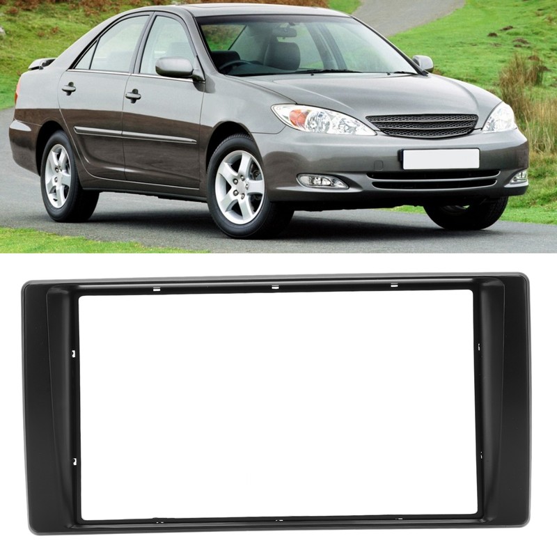 Car Radio Fascia Frame Dashboard Trim 2DIN Replacement for Camry(American
