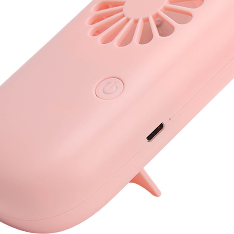 Hanging Neck Fan Portable 3 Speed Rechargeable 800mAh Mini Necklace