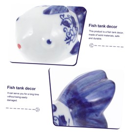 Mobestech Floating Gold Fish Figurine Delicate Aquarium Decor Multi Functional Animal Ornament for Homes Offices Tea Enthusiasts Decoration Intricately Crafted