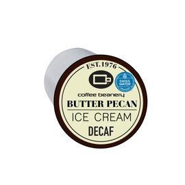 Butter Pecan Ice Cream Decaf Coffee Pods by Coffee Beanery | 12ct Flavored Decaf Coffee Pods Medium Roast Coffee Pods| 100% Specialty Arabica Coffee| Gourmet Coffee Pods