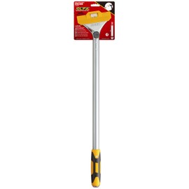 OLFA 24" Extra Heavy Duty Razor Scraper (XSR-600) - 24 Inch Steel Razor Blade Scraper Tool with Strike Tip & Non Slip Handle for Floors, Paint, Glass, Replacement Blades: OLFA BS & BSF Blades