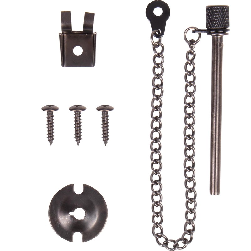 Stone Harbor Hardware Sliding Patio Door Security Pin, Matte Black