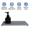 ZumenDa Diatomite Soap Dish, Water Absorbing Stone Tray, Kitchen Sink