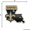Rico Industries New Orleans Saints Pennant State Shape 18 Inch