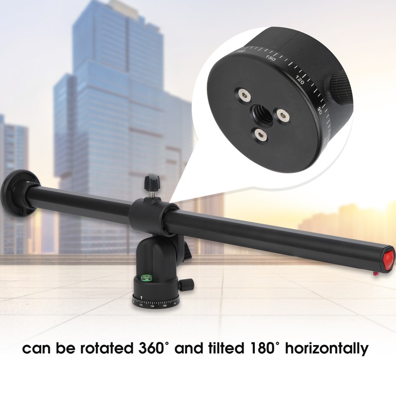 Tripod Crossbar Overhead Shot SLR Ballhead Photography Axle Bracket Extension