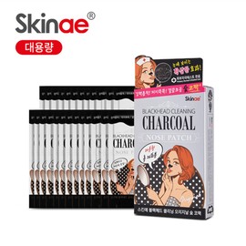 covas [24 sheets] Strong adsorption blackhead cleaning charcoal nose pack sebum removal pore care sebum removal / [24매] 강력흡착 블랙헤드 클리닝 참숯 코팩 피지쏙쏙 모공케어 피지제거