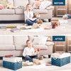 Fab totes Storage Bins [4-Pack], Foldable Storage Baskets for Organizing