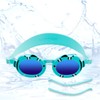 Funní Día 2-in 1 Children Swimming Goggles and Polarized Sunglasses,