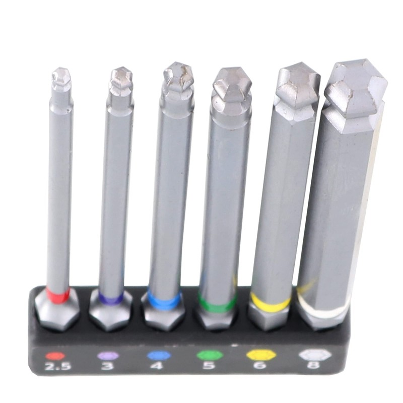 Takagi Earth Man Ball Point Hex Bit Set, 6-piece Set,