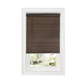 Achim Home Furnishings DSG227MH06 Cordless GII Deluxe Sundown 1" Room Darkening Mini Blind, Mahogany, 27" x 64"