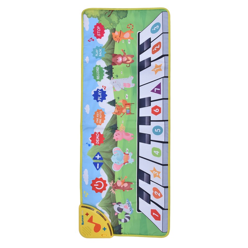 Children's Music Mat Interesting Prevent Slipping Stable Foldable Keyboard Dance