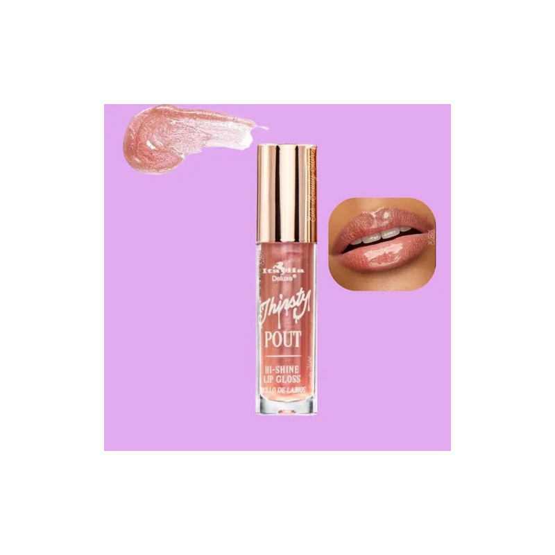 Thirsty Pout Lip Gloss Hi-shine Italia Deluxe