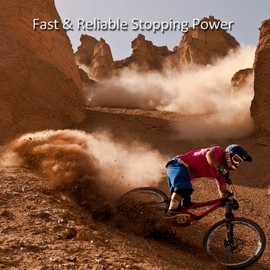 Dymoece 2 Pairs Bicycle Brake Pads for Shimano B01S B03S Deore Tektro TRP (Resin, Semi Metal, Metal) SCP-S