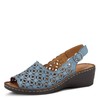 Spring Step Belizana - Sandalias con correa para mujer, Azul,