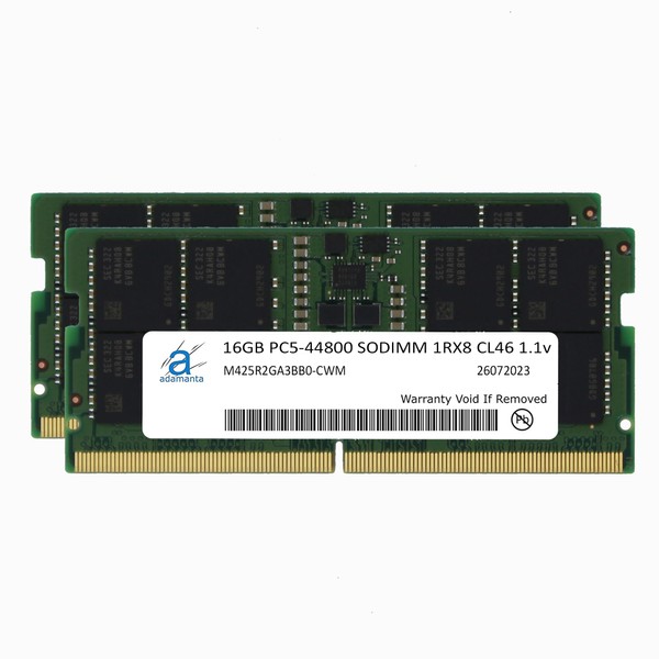 Adamanta 32GB (2x16GB) Compatible with Lenovo ThinkPad P1 Gen 6,