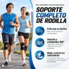 Rodillera de Compresión, Negro, Mediana