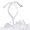 Relaxdays 10 x Satin Soft Padded 360° Rotating Hook Decorative