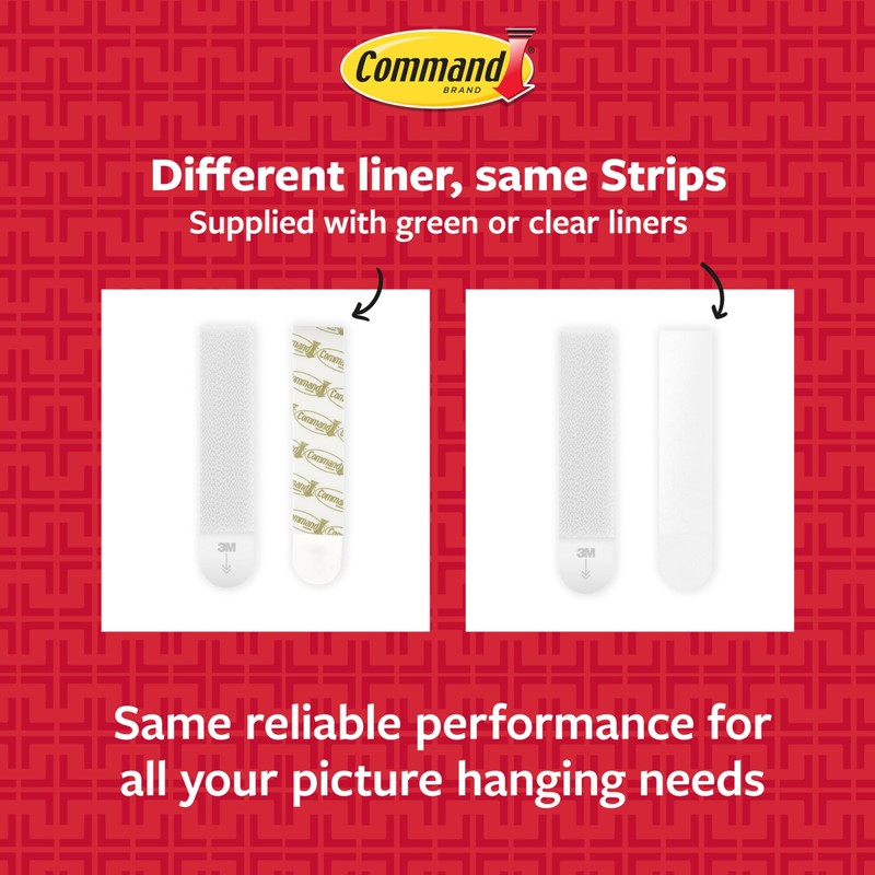 Command 10 lb Narrow Picture Hanging Strips 12 Pairs (24