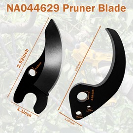 N920015+NA044629 Pruning Shear Blade Compatible with Dewalt 20V MAX Cordless Pruner Blades Replacement DCPR320B DCPR320D1 DCPR320B-B3 Pruner Saw Blade