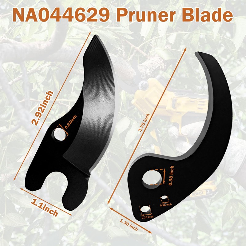 N920015+NA044629 Pruning Shear Blade Compatible with Dewalt 20V MAX Cordless