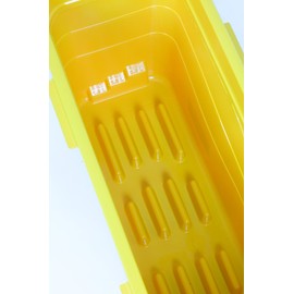 Rubbermaid Commercial Products HYGEN Charging Bucket for 18 inch Microfiber Mop Pads, Great for Storage for Janitorial/Professional Cleaners and Heavy-Duty Industrial Mopping/Cleaning