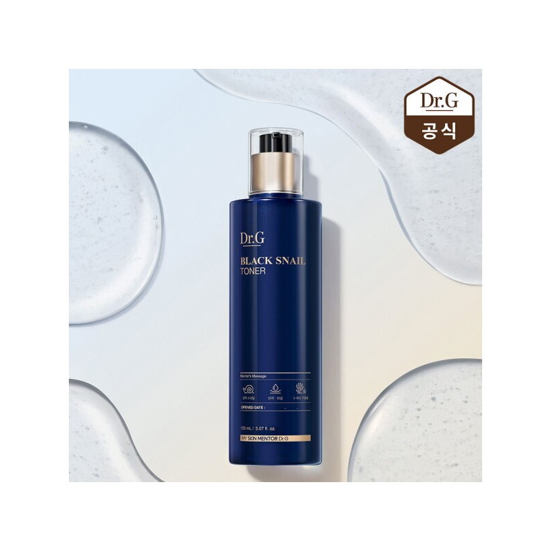 Dr.G 닥터지 블랙 스네일 토너 150ml 1+1 Dr. G Black