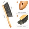 Patelai 2 Pieces Wooden Bench Brushes Fireplace Brush Natural Fiber