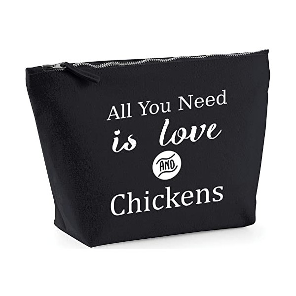 Hippowarehouse All You Need is Love and Chickens printed make