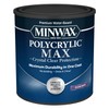 Minwax Polycrylic Max, Satin, Clear, 1 Quart, 611115555