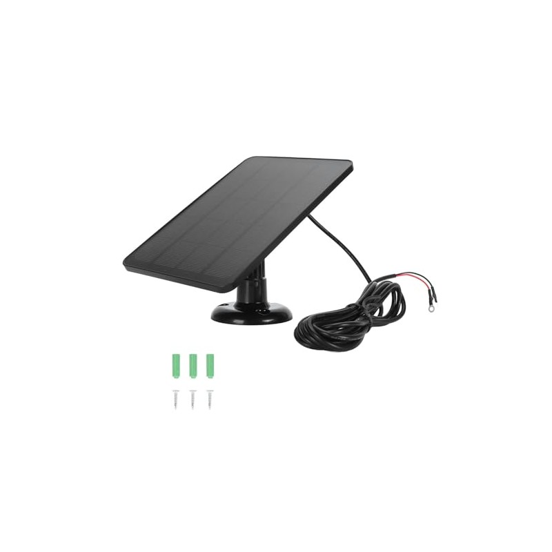 Solar Panel Camera, 10W Video Doorbell Solar Panel, 9.8 Feet