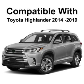 Driver Side Mirror for Toyota Highlander (US Version) 2014-2019 with BSD Heated Left Side Mirror Replacement Glass