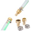 Solid Brass Female and Male Hose Connector Set for 3/4"