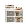 Organizador De Maquillaje 3 Capas Con Puerta Transparente