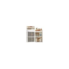 Organizador De Maquillaje 3 Capas Con Puerta Transparente                                                                                             