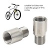 1 Pair Bike Pedal Extenders Chrome Molybdenum Steel Portable Bike