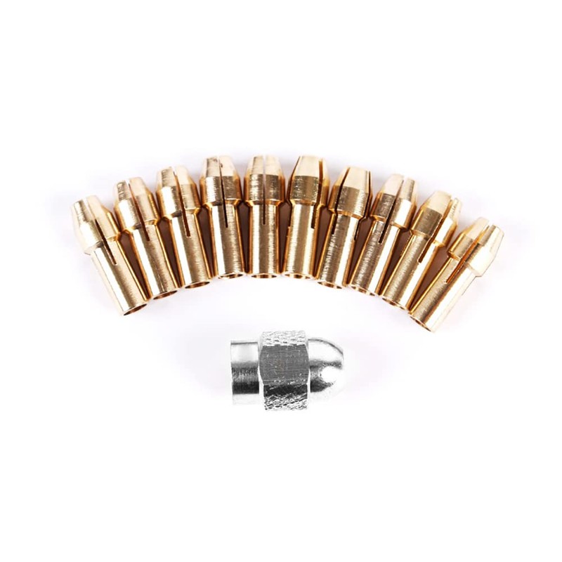 VOANZO 22 Stück Spannzange für Dremel-Ersatzzange für Dremel-Zubehör-Set mit 12