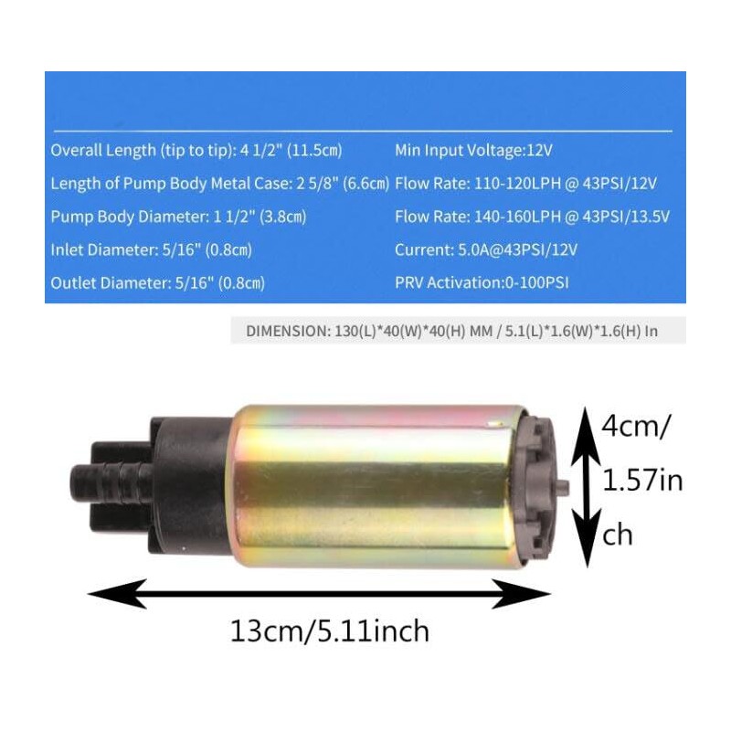 New Fuel Pump Compatible With Triumph Tiger 800 Dual Sport